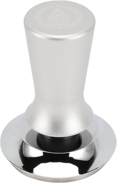 Koffietamper - Koffie Sabotage - Professionele Koffie - Automatische Diepte - 58 Mm - Zilver