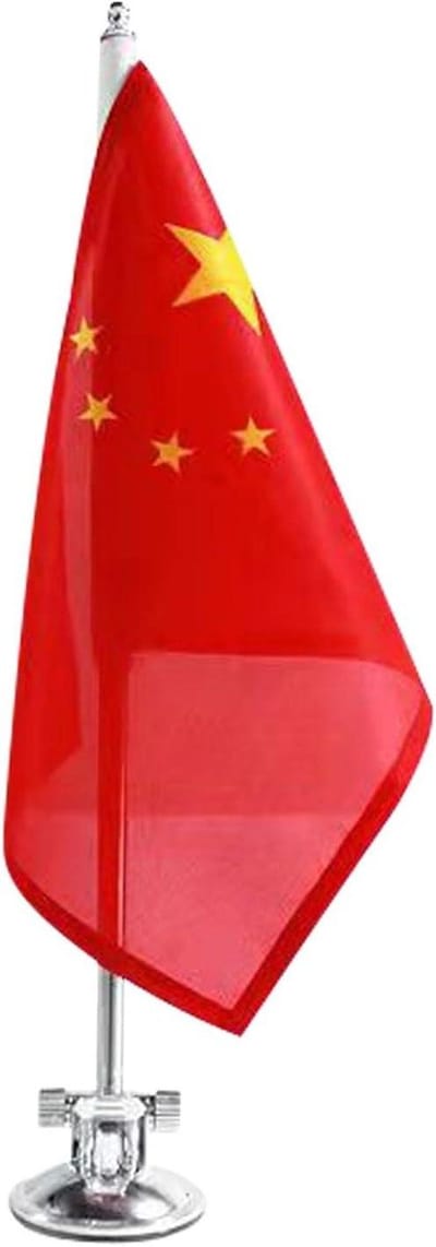 Vlag Beugel - Mast Houder - Voertuig Decoratie - Sterke Zuigkracht - 50x8.5 cm - Zwart