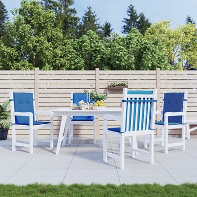 vidaXL - Tuinstoelkussens - 4 - st - 100x50x3 - cm - oxford - stof - koningsblauw