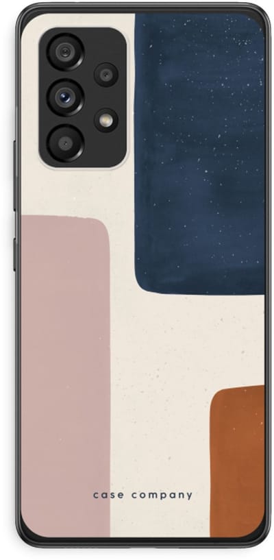 Case Company® - Hoesje geschikt voor Samsung Galaxy A53 5G hoesje - Geo #5 - Soft Cover Telefoonhoesje - Bescherming aan alle Kanten en Schermrand