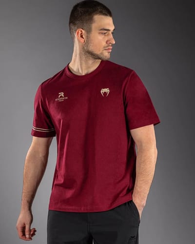 Venum x Rajadamnern Katoenen T‑shirt Burgundy - S