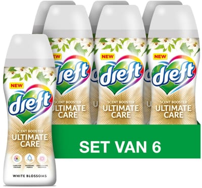 Dreft Geurbooster White Blossoms Ultimate Care - 6 x 210 g