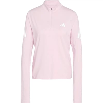 Adidas Performance Adi365 Iconic Hardloopsweater Met Halflange Rits - Dames - Roze
