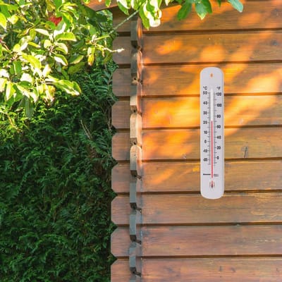 Muur Thermometer 200mm - Nauwkeurige Temperatuurmeting voor Binnen en Buiten