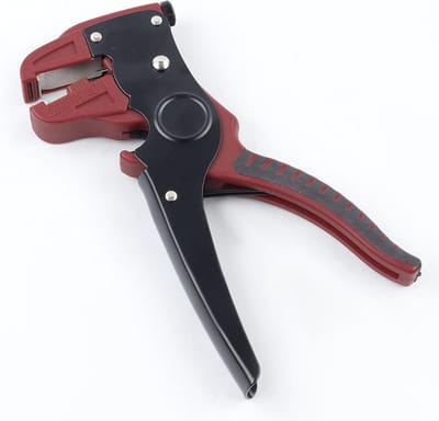 Draadstripper Knipper - Automatisch Gereedschap - Draden Bewerken - Zelfinstellend Ontwerp - 10-24 AWG - Zwart Rood