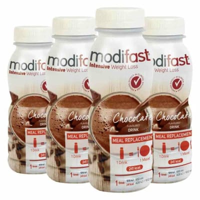 Modifast Intensive Drink Chocolade - 4 x 236 ml - Voordeelverpakking