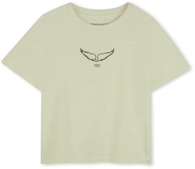 Zadig & Voltaire - Short Sleeve T-Shirt - Green - Maat 140