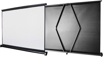 Tafelprojectiescherm - Oprolbaar scherm - Thuisbioscoop - Vlamvertragend - 50 inch 16:9 - Wit