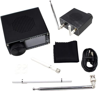 FM Radio Ontvanger - Kortegolf Radio - Muziek Luisteren - 2.4 Inch Kleurenscherm - 11.1 x 10.2 cm - Zilver