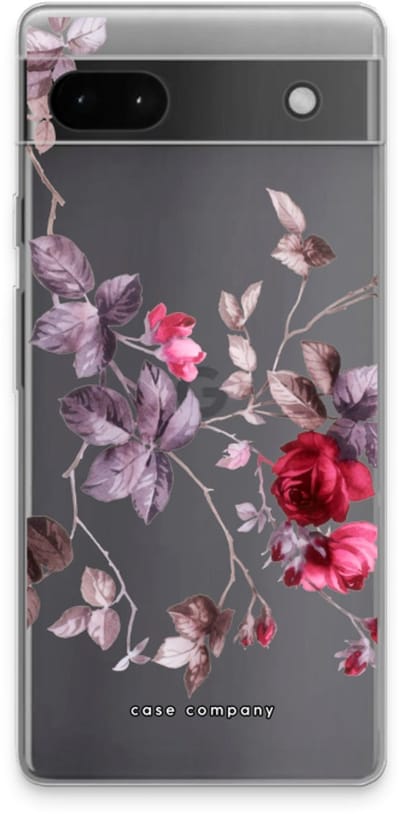 Case Company® - Hoesje geschikt voor Google Pixel 6a hoesje - Mooie bloemen - Soft Cover Telefoonhoesje - Bescherming aan alle Kanten en Schermrand
