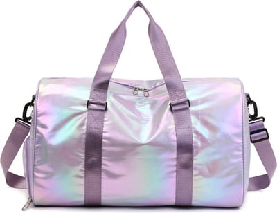 Reistas - Sporttas - Weekendtas - Handbagage - Duffel Tas - Travel Tas- paars - 48*39*26 cm - Unisex - Waterafstotend - Verstelbare Schouderband - Droog Scheiding - polyester