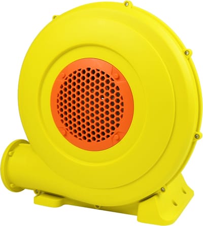NAIZY 750 W elektrische luchtpomp, voor springkasteel Elektrische Blazer Opblaasbare kasteelluchtblazer met grondspijkers 220V-240V pomp voor opblaasbaar speelgoed Opblaasbare kasteelturboblazer
