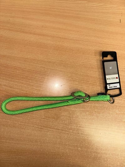 wolters k2 slip halsband nylon 35cm x 9mm neon groen