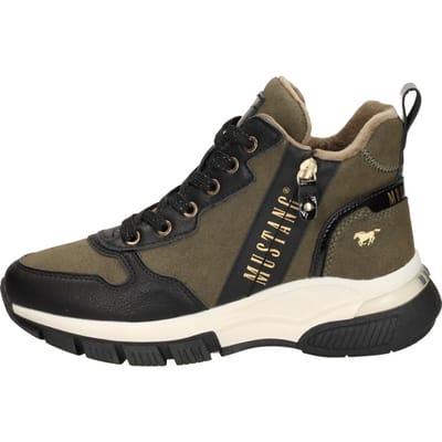Mustang Sneakers Hoog Sneakers Hoog - Groen - Maat 37