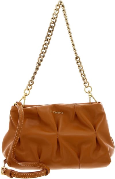 COCCINELLE Leren Schoudertas Avondtas Ophelie Goodie Handbag Paprika Oranje