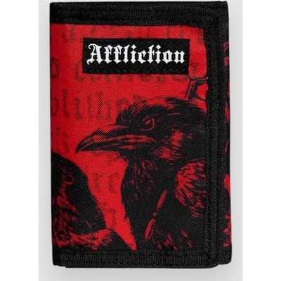 Affliction Killer Raven Portemonnee zwart