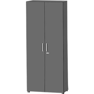 Schäfer Shop  Select Kast SET UP, 6 ordnerhoogten, afsluitbaar, B 800 x D 420 x H 2196 mm, grafiet/grafiet