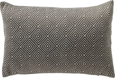 Dutch Decor VERANO - kussenhoes outdoor 40x60 cm - waterafstotend en uv-bestendig - Charcoal Gray - antraciet