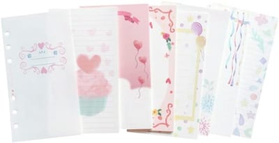 101 Vel A5 Kleurrijke Hervulbare Notebook Planner, 6 Hole Losbladige Papier voor Journal Zuivel Planner Boek