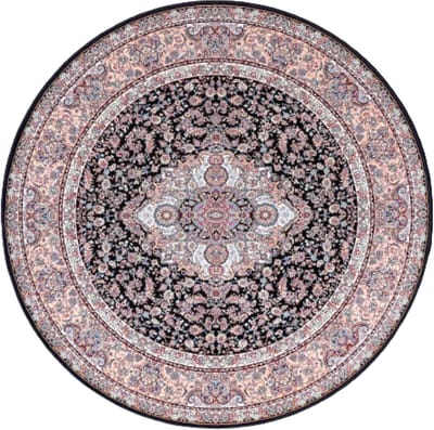 SusaStyle Perzisch Vloerkleed – Salari darkblue – Tapijt 250 cm – Rond