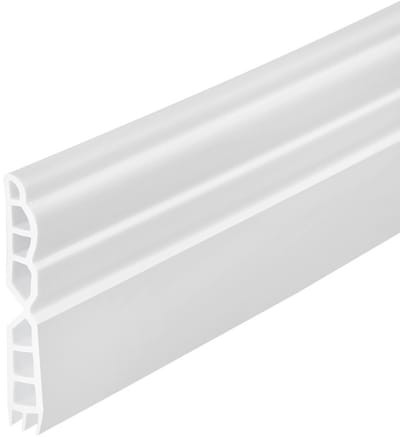 Tochtstrip Deur - Deurafdichting Winddicht - Tocht Buiten Houden - Extra Dik TPE Materiaal - 1 Meter Lengte - Wit