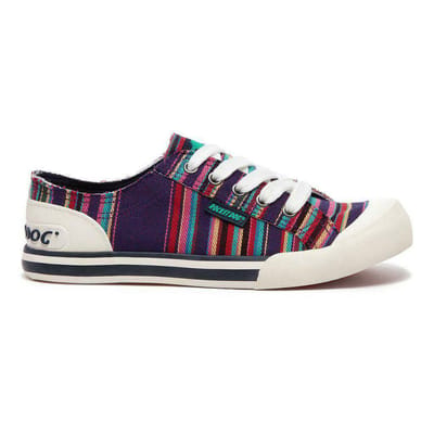 Rocket Dog Dames/dames Jazzin Canvas Aloe Lace Up Trainer (Veelkleurig)