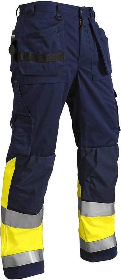 Blaklader Werkbroek High Vis 1529-1370 - Marine/High Vis Geel - C46