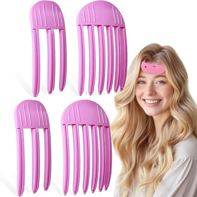 4 Stuks Haarclips voor Volume, Krullende Kam voor Volumineuze Wortels en Hoge Kapsels
