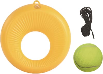 Tafeltennis Trainer - Tennis Rebounder - Zelf Oefenen - Stabiele Basis - 20x21x6 cm - Meerkleurig