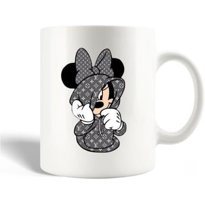 Mug - Maniacase - Minnie - Céramique - Blanc - Compatible lave-vaisselle blanc