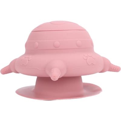 Biberon pour chiot en silicone de qualité alimentaire multifonctionnel pour chaton lait eau station d'alimentation pour la maison pink