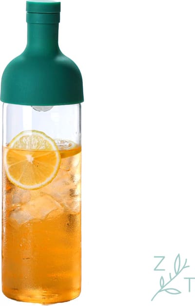 ZijTak - theefles met filter - ice tea - cold brew - thee - infusie - infuser - groen