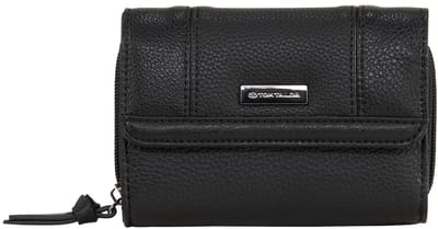 Tom Tailor - TTJUNA Portemonnee met logobadge - Maat ONESIZE - schwarz / black