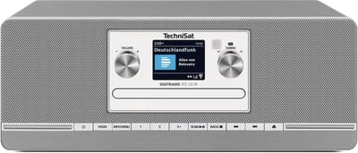 TechniSat DIGITRADIO 372 CD IR, Internet, Analoog & digitaal, DAB+, FM, 87,5 - 108 MHz, 174 - 240 MHz, 10 W