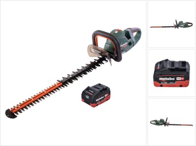 Metabo HS 18 LTX BL 65 accu heggenschaar 18 V 60 cm borstelloos + 1x accu 5,5 Ah - zonder oplader