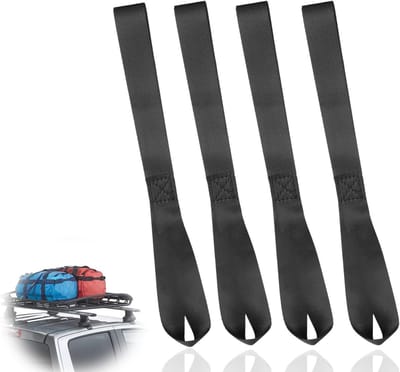 Sjorlussen Spanbanden Set - Korte Spanbanden Lus - Veilig Vervoer Lading - Hoge Belastbaarheid 800kg
