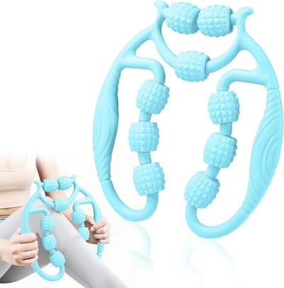 SnelShoppen - Massage Roller voor Benen, Spiertherapie Massage Stok, Anti-Cellulite Massager en Lymfedrainage, Cellulite Roller voor Thighs en Armen