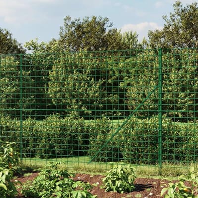 Gaas hek - Tuinhek sierpaneel - Buitenomheining - Gegalvaniseerd staal - 18 x 25 m - Groen