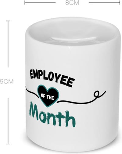 Akyol - employee of the month Spaarpot - Collega - werknemers - werknemer van de maand - collega's - verjaardag - geschenk - kado - bedankje - 350 ML inhoud