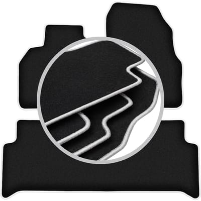 CARLUX-SILVER automatten voor: Renault Grand Scenic II minivan (2003-2009)