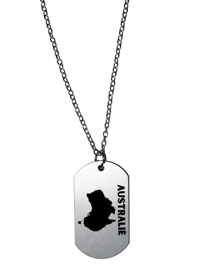 Akyol - australië ketting - Piloot - australië cadeau - beste land - leuk cadeau voor je vriend om te geven