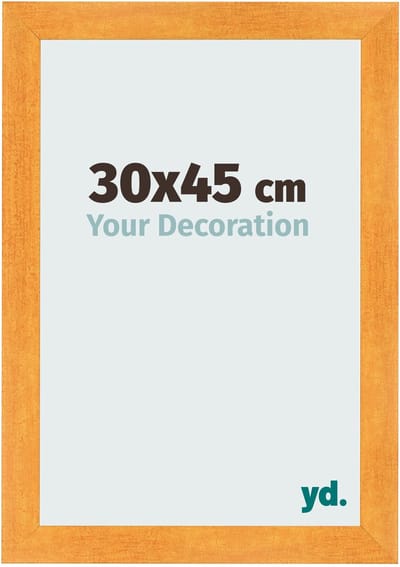 Your Decoration - Fotolijst 30x45 cm - MDF - Oranje - Pisa