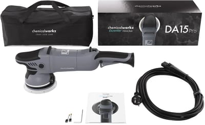 ChemicalWorkz® - DA15 Pro Polijstmachine Excentrisch - Polijstmachine auto - 125mm - 1000Watt + Draagtas - € 198,99 - 0