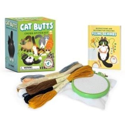 Cat Butts Cross-Stitch Kit - Rp Minis - Sosae Caetano