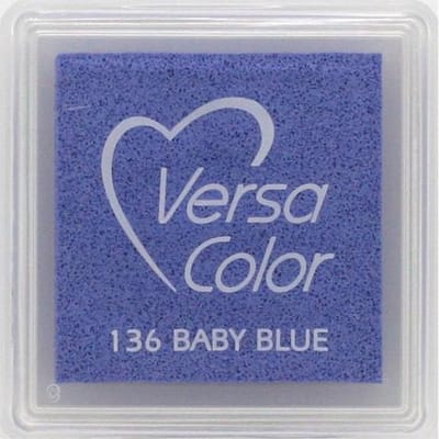 VS-136 VersaColor inktkussen small 3x3cm - baby blue blauw - pigment inkt milieuvriendelijk