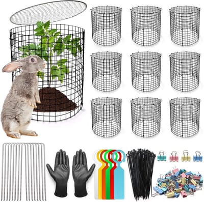 10x Dierenbeschermers voor Planten Tuin – Stevige Plantenkooien voor Buiten met Afdekking
