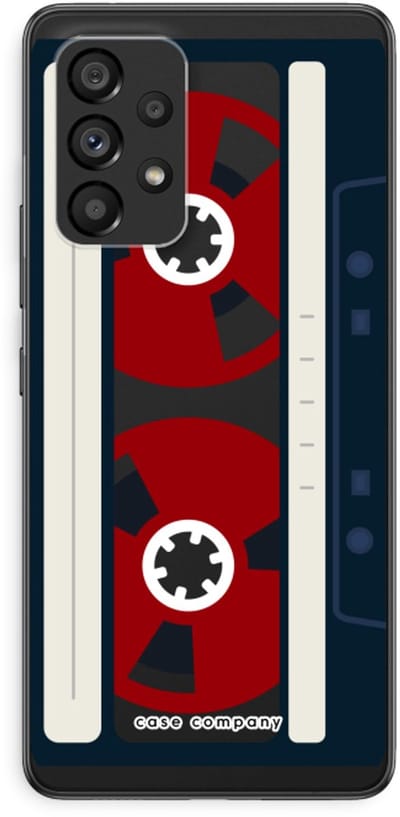 Case Company® - Hoesje geschikt voor Samsung Galaxy A53 5G hoesje - Here's your tape - Soft Cover Telefoonhoesje - Bescherming aan alle Kanten en Schermrand