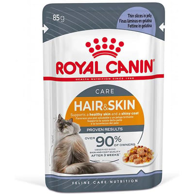 Royal Canin Hair & Skin Care - Bestel ook natvoer: 12 x 85 g Royal Canin Intense Beauty in Gelei