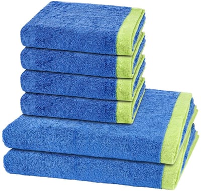 Cawö Sonstiges 4 X handdoek 2 X douchehanddoek - in set 6 pack Lifestyle Splash