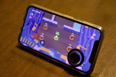 *** Joystick voor smartphone/tablet - Zwart - van Heble® ***